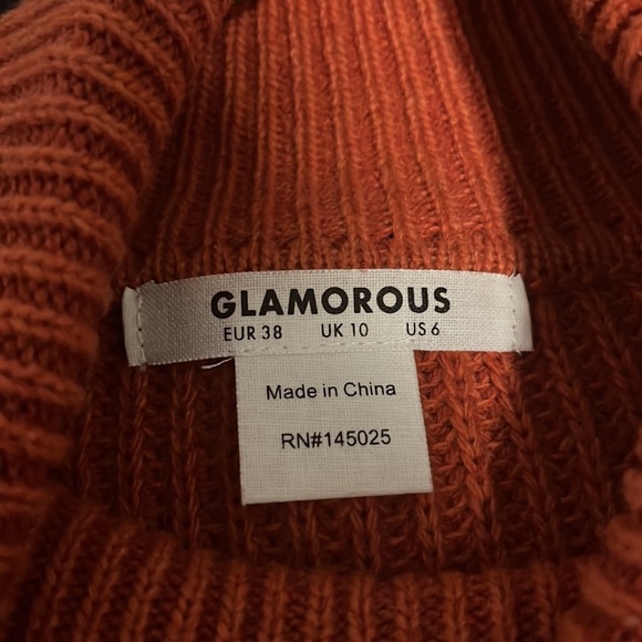 NWOT Rust Orange Turtleneck - Picture 2 of 4